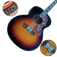 Gibson SJ200 Model Acoustic Guitar Vintage Sunburst With Fishman EQ With Pickguard Professional Guitar