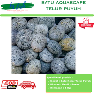 Batu koral Telur Puyuh 3-5cm 1kg aquarium aquascape
