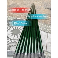 Super vip textured carbon spokes 1m25-1m4-1m67