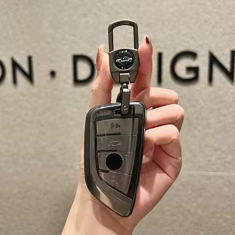 2026 Transparent Black Soft TPU for BMW M4 425i X3m M3 225i M8 X4m 1 3 5 Series Smart Remote Auto Ca