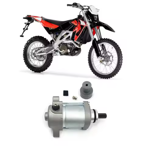 9T Spline Electrical Motorcycle Starter Motor Parts Component For APRILIA RXV SXV 450 550 MX AP91500