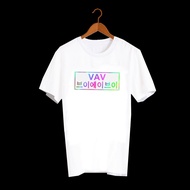 White T-Shirt Made To Order Fanmade Quotes Fan Club ALLA88 VAV KPOP