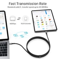 100W PD USB C 快充數據線 USB 2.0 Type C 轉 Type C 20V 5A 100W 編織快充數據線 pilckp 100W PD USB C Quick Cable USB