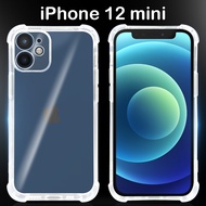 โค๊ทลด11บาท เคสซิลิโคน ใส / ดำ / กันกระแทก ไอโฟน 12 มินิ หลังนิ่ม Case Silicone Clear / Matte / Anti-Knock For iPhone 12 mini