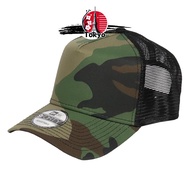 New Era 9FORTY NE205 Men's Mesh Baseball Cap with 99HeadwearShop Sticker – Solid Colors, Free Size, 