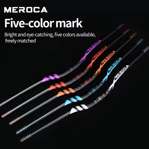 MEROCA Bicycle Handlebar 31.8mm Rise 30mm/55mm Length 720mm/780mm High-strength Aluminum Alloy For M