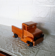 Terbaru Hiasan dinding miniatur truk dari kayu - Coklat muda UKURAN S DAN M COD