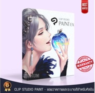 โปรแกรม Clip Studio Paint EX 3.1 + Materials โปรแกรม วาดการ์ตูนมังงะ วาดการ์ตูน 2D สไตล์คอมมิค (wind