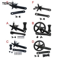 TENOL Mountain Bike Crankset with Bottom Bracket Single 152/165mm 44T 130BCD Crank