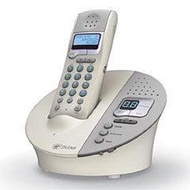 【通訊顧問】美日名牌 Virgin pulse 2.4 GHz Cordless Phone vp-13 ,答錄無線電話,造型優雅,原價2000元,特惠價出清