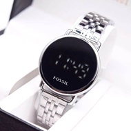 Jam Tangan Wanita Led Touchscreen Fossil Anti air Rantai F5231 Free Box