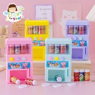 CTD Vending Machine Toy Vending with Coins Drink Games Toys Mainan Budak Perempuan Toys Mesin Vendin