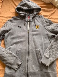 Puma Ferrari 灰色連帽外套