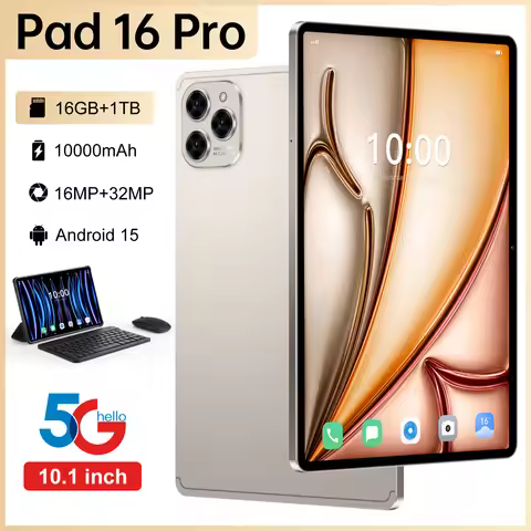 2026 NEW HOT Original Pad 16 Pro 10.1" Global Edition 5G 10000mAh 22GB 2TB Battery Dual SIM Video Ca
