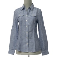 KEMEJA BANANA REPUBLIC Women's Shirt / Women's Striped Shirt / Women's Long Sleeve Shirt / Premium W