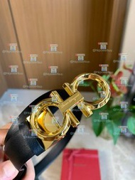 新款   Ferragamo 菲拉格慕 男士 腰帶  皮帶 送禮 真皮 13