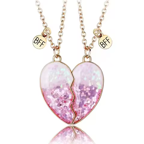 BFF Necklaces - Best Friend Necklace, Cute BFF Friendship Gifts for 2, Girls Jewelery - One for You