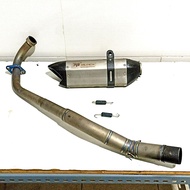 Knalpot R9 Valencia Jupiter MX New 135 YAMAHA FULL TITANIUM RACING