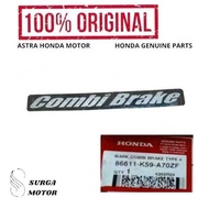 New Vario 150 eSP (K59J) Combi Brake Sticker 86611K59A70ZF 86611-K59-A70ZF Mark Combi Brake Type 4 H