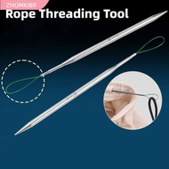 ZHOMKI89 Elastic Cord Rope Threader, Crochet Multi Functional Belt Threading Needle, Easy Threaders 