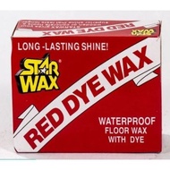 Starwax Red Dye Wax  ( Waterproof Floor Wax with Dye) 90g