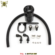 Baffled Racing Oil Catch Can Tank Reservoir with Air Filter Aluminum Alloy Auto Engine Parts For Hon