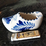 Vintage Display NOS Delft Blue Ceramic Ashtray