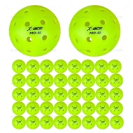 💙𝐑𝐞𝐚𝐝𝐲 𝐒𝐭𝐨𝐜𝐤💛 X-ace 40 Pro Pickleball Balls, 40Pcs, 40 Holes Pickle Balls, Seamless Professtional Tr