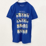 古著 BOXLUNCH 短袖原創動漫印花 T 卹，我的英雄學院，藍色，圓領，尺寸 XS