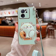 Xiaomi 13T Pro 2023 Casing Xiaomi 13T 13 T T13 13TPro Xiaomi13T Pro 2023 Lucky Cat Bracket Cross Bod