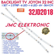 j4y4 BACKLIGHT TV LED 32 INC JOYON 32JD2018 LAMPU LED TV JOYON