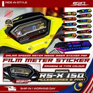 Film Meter HONDA RS-X 150 Winner X CBR150R Rainbow 12 Colour Dalam Speedo Meter Inside Inner Sticker