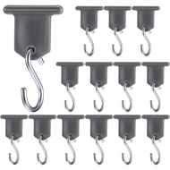 Cangkuk Awning RV BBTO untuk Lampu Perkhemahan Awning Aksesori Penyangkut Logam Plastik S Berbentuk 