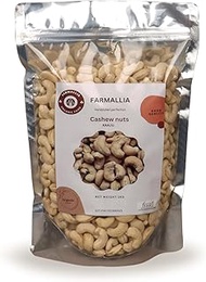 FARMALLIA Farmallia Natural & Crunchy Premium Whole Cashews|Value Pack Rich in Fibre, Vitamin E, K, 