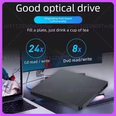 For Used DELL External DVD RW Drive, USB 3.0 Laptop DVD Burner
