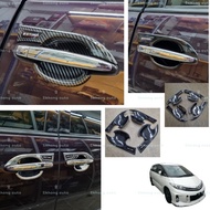 Toyota estima acr50 2009-2022 car handle bowl cover garnish carbon fiber accessories skhongauto
