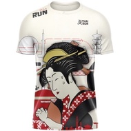 2026 Thai fashion (thai Run) Training Shirt for Running Geisha (geisha) White
