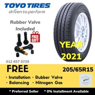 205/65R15 TOYO TYRE Nano Energy 3 NE03 (Installation) New Car Tyre Tire Tayar Baru Pasang Wheel Rim 