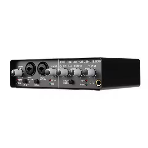 Easy Installation Amazing Sound 2 Way Input 4 Wayout USB Sound Card Easy To Install MIX Adajustable
