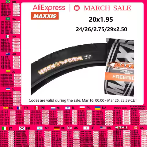 MAXXIS HOOKWORM Original Rrban Assault Tire BMX Bike Tires For Pedicabs FLAT/PARK/STREET/VERT Cargo 