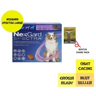 Nexgard Spectra Dog Flea Medicine Size Large 15-30 kg Demodex Dog Worm 100% Original Repack