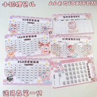 A6 Saving Money Card 31 Days Saving Money Clock Card Recycle a6 Loose-leaf 52 Weeks 100 Days 365 Day