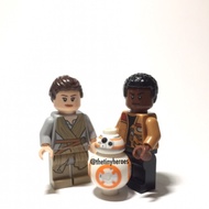 Lego minifigures set - Starwars BB-8, Rey and Finn by @Thetinyheroes