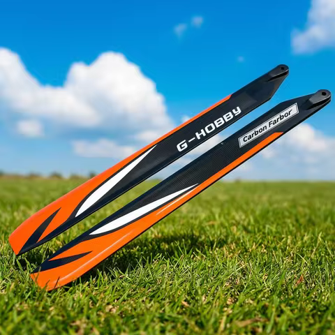 RC G-HOBBY Helicopter G-HOBBY 700MM Carbon Fiber Main Rotor Blade 106MM Tail blade For RC Accseesori