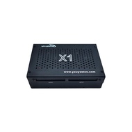 WayPonDEV Black Metal Case for X1 X86 64bit Windows 10/11/Linux Single Board Computer, with in-tel C