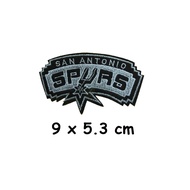 SAN ANTONIO SPURS Iron On Patch NBA Basketball Children Embroidery Team Sports Applique Decal Motif 