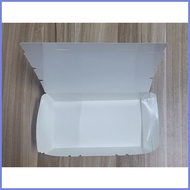 ✤ ◙ ◺ Spaghetti Box / LB-1 /LB-2/ LB-3 / Paper White Laminated Meal Box Meal (25pcs per pack)