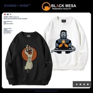 Half-Life Half Life Game Merchandise Two-Dimensional Round Neck Sweatshirt Loose Long-Sleeved Men Wo