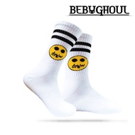 Socks (High quality) olsdcool socks with official Drew emoji motif Beby Ghoul
