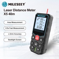 Mileseey Laser Distance Meter X5 X6 Laser Rangefinder 40M 60M 100M for Measuring Distance Area Volum